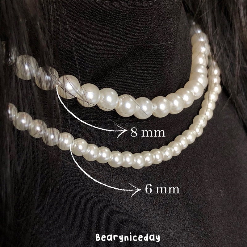 Pearl Choker | Choker Mutiara | Kalung Mutiara | Pearl Necklace | y2k Necklace