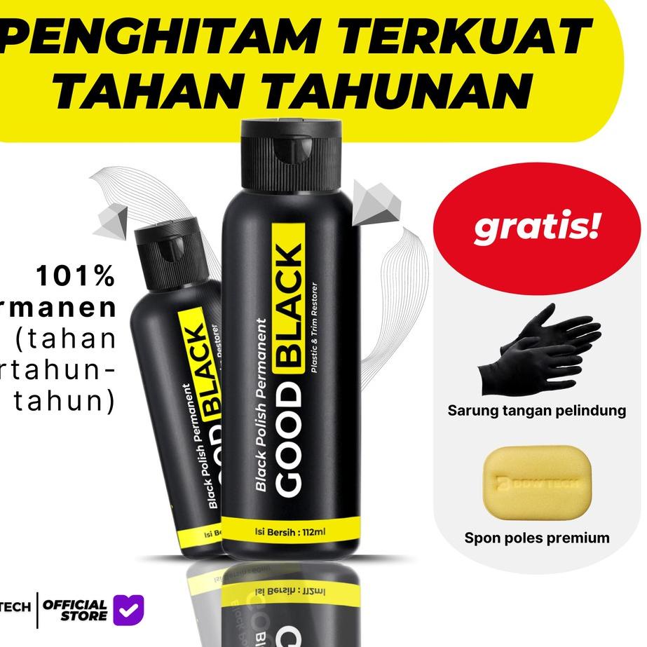 Terbaik.. Penghitam Body Motor PERMANEN - GOODBLACK Premium Tahan Tahunan
