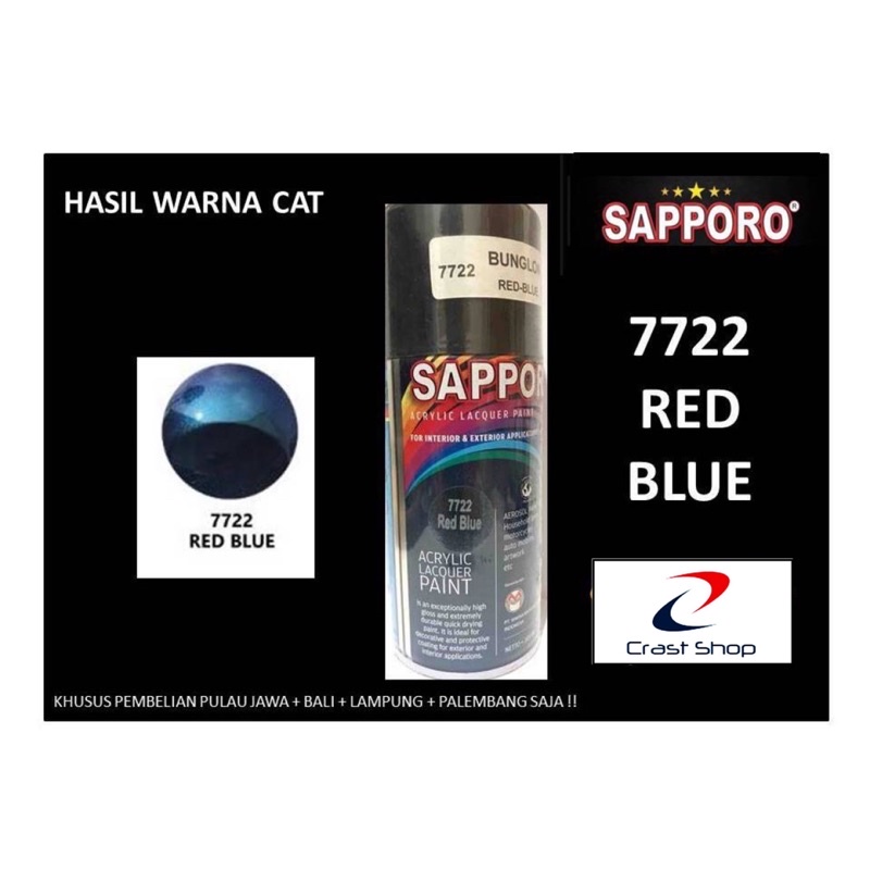 Sapporo Bunglon 7722 Red Blue / Pilok / Pylox / Pilox 300 ml