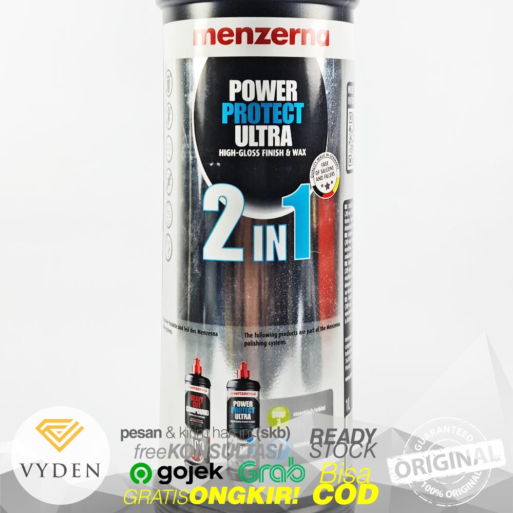 MENZERNA Power Protect Ultra 2 In 1 All In One 1 Liter AIO Kompon Halus Sealant MURAH