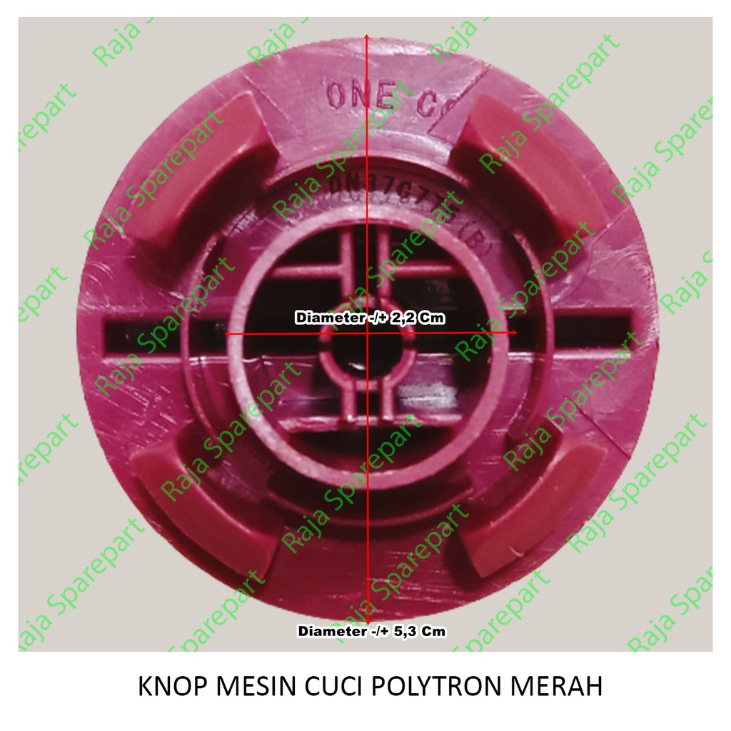 KNOP MESIN CUCI POLYTRON MERAH