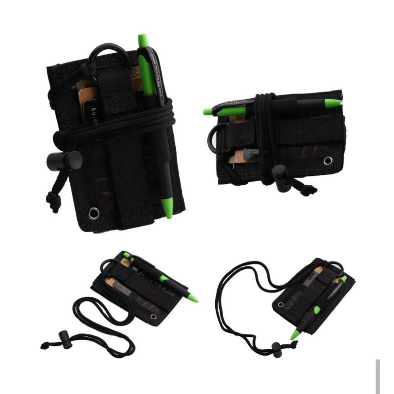 

Exquisite Independent PVC Packaging Bag / Holder ID Card Tactical Outdoor Gear