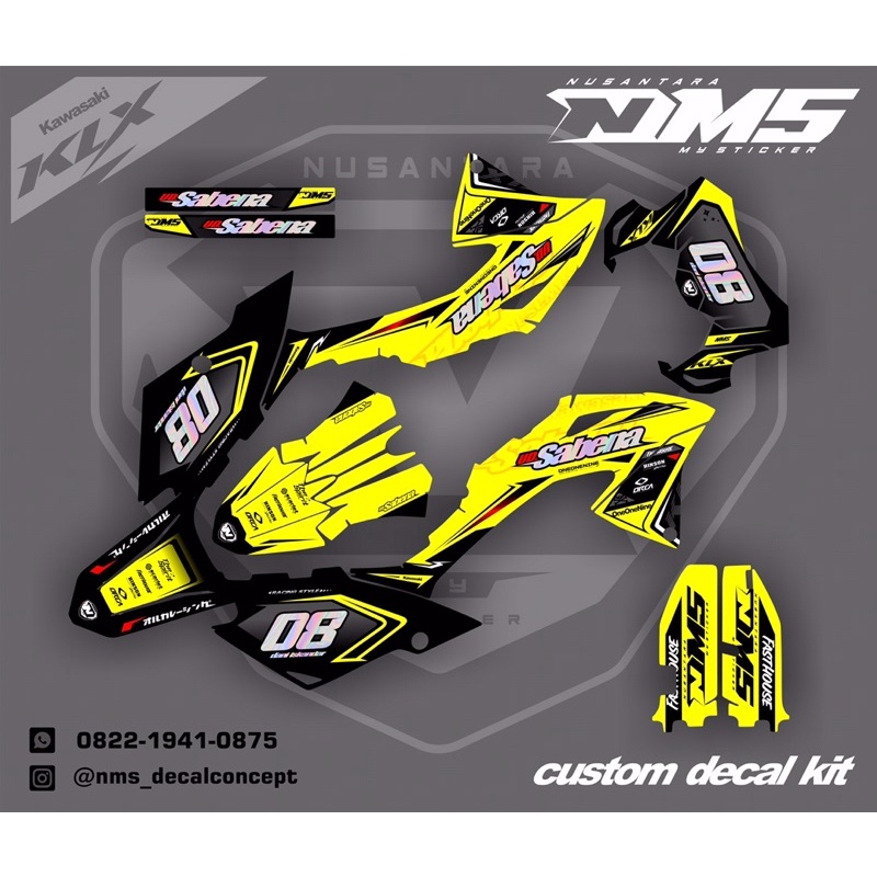 decal klx bg kombinasi hologram