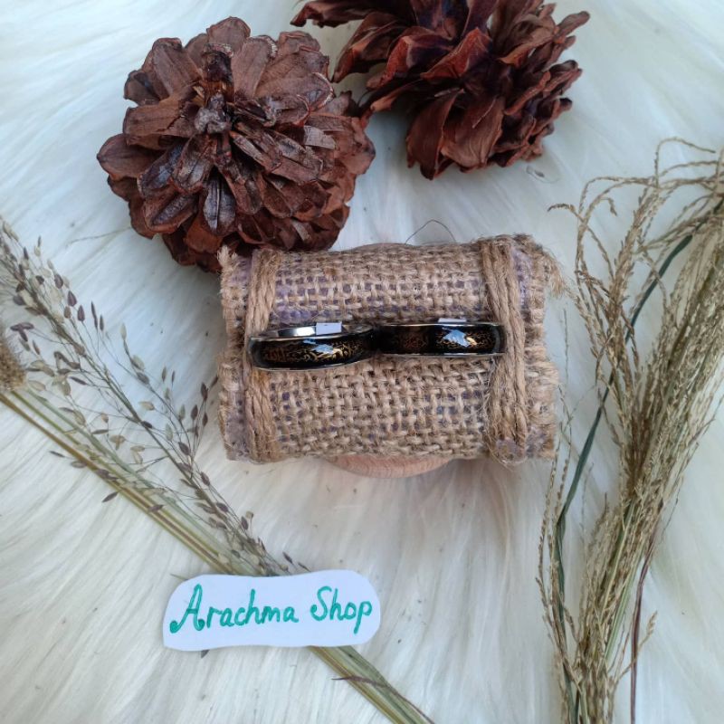 cincin couple tauhid / Cincin couple titanium / cincin nikahan / cincin lamaran