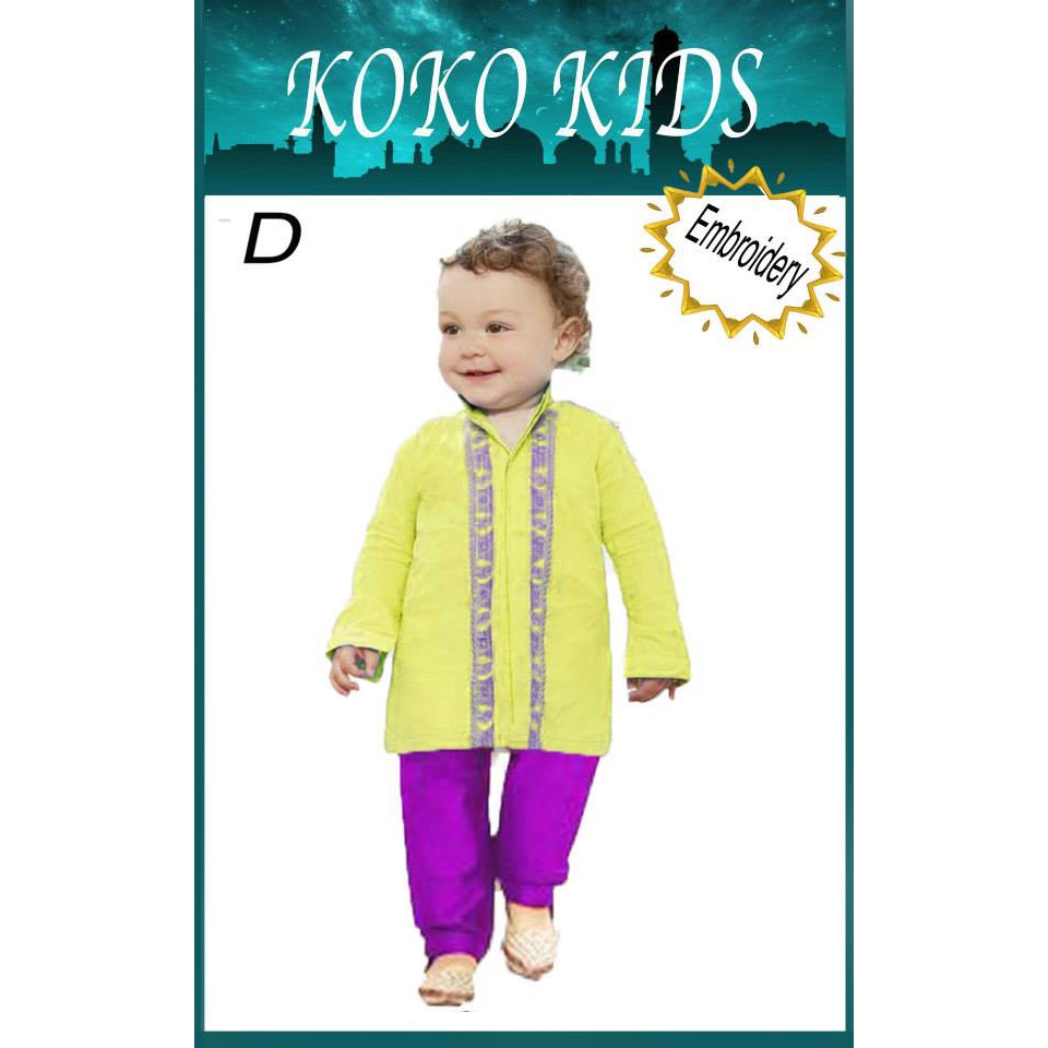 KOKOKIDZ Baju Koko Anak Setelan KOKO Anak murah baju koko dan celana anak