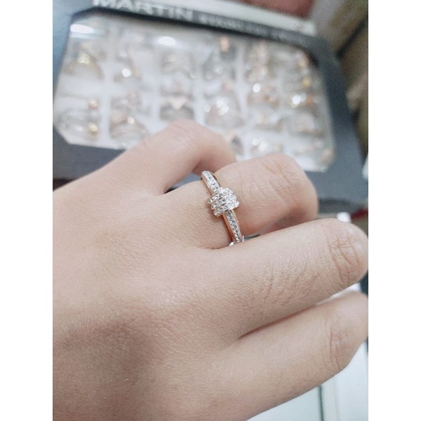 Cincin Titanium Size 6 Replika Tiffanyy.co Replika Guccii dan Cartieer aksesoris Korea style