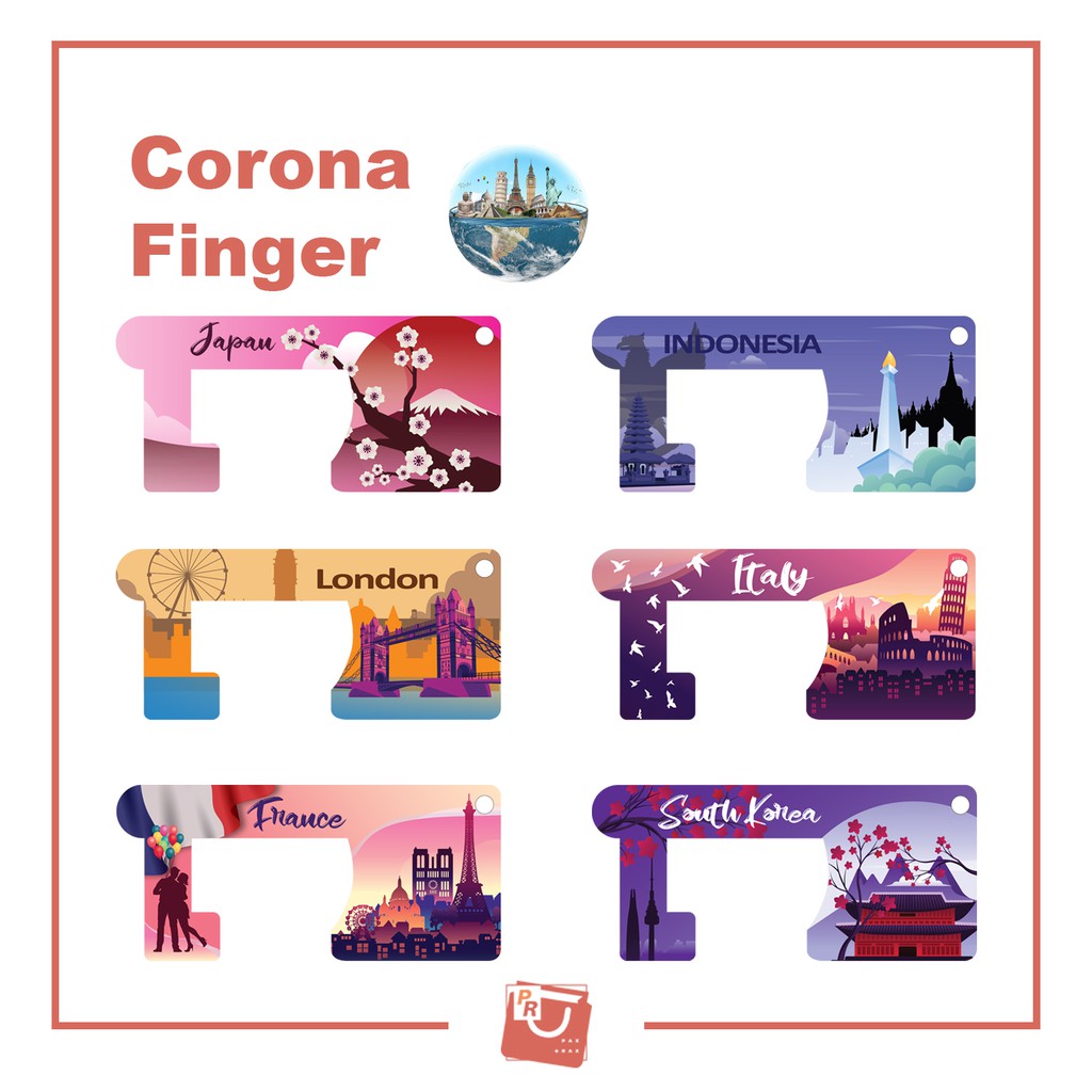 Cofing Custom | Corona Finger | Perpanjangan Jari | Tebal | Negara