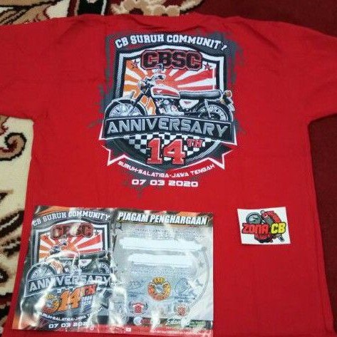 kaos acara cb original acara cbsc salatiga / kaos cb racing indonesia
