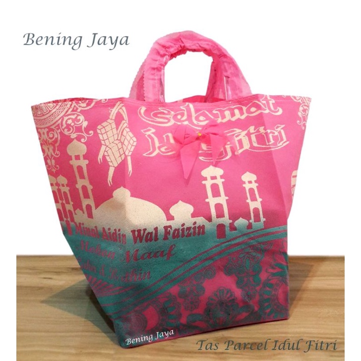 

Tas Kibir Parcel Lebaran Idul Fitri Pink Tebal 60 gsm