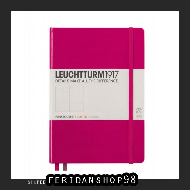 

BT971 LEUCHTTURM1917 HARD COVER BEST MEDIUM NOTEBOOK DOTS A5 BY FERIDANSHOP98