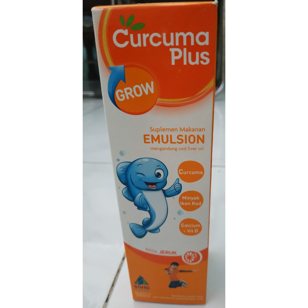 Jual Curcuma Plus Grow Emulsion 200 Ml Sirup Multivitamin Anak Plus Minyak Ikan Indonesia Shopee Indonesia