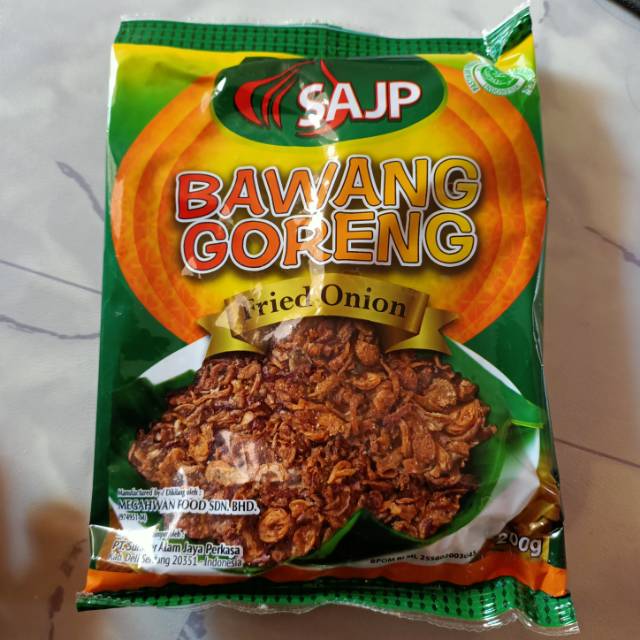 

SAJP BAWANG GORENG (200g) Fried Onion / Bawang Merah Goreng / Bawang goreng malaysia