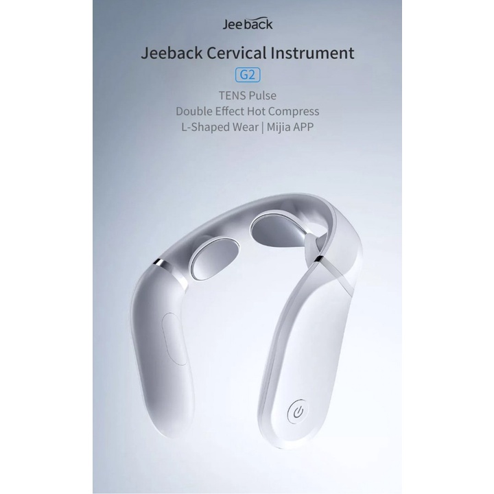 JEEBACK G2 Neck Massager with 3 Electrode Pad - Alat Pijat Leher