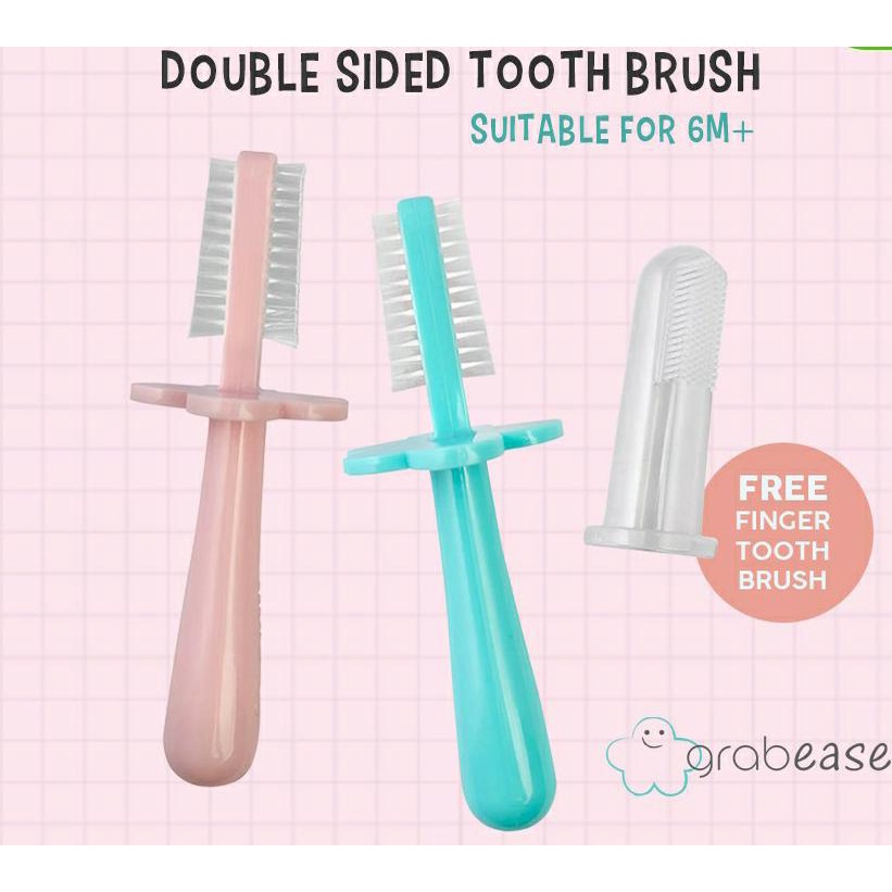 Grabease Double Sided Toothbrushes Sikat Gigi