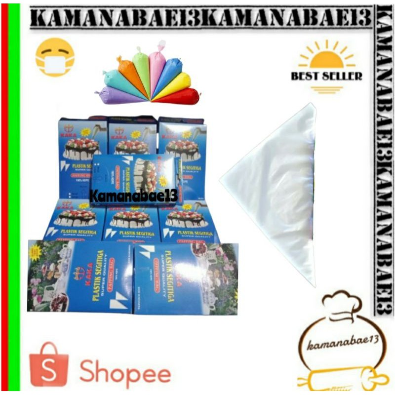 100 pcs plastik segitiga/plastik segitiga kue