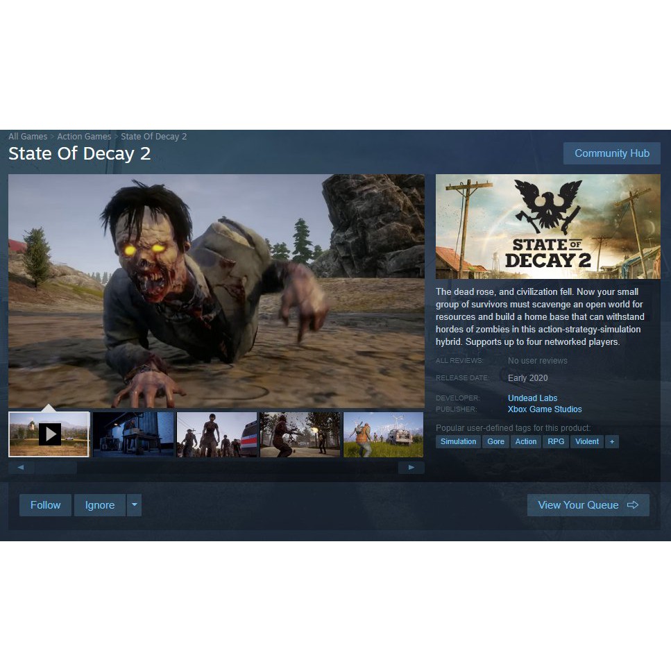 state of decay 2 store