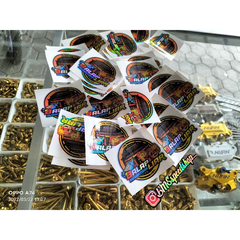 stiker hologram balap liar Nusantara