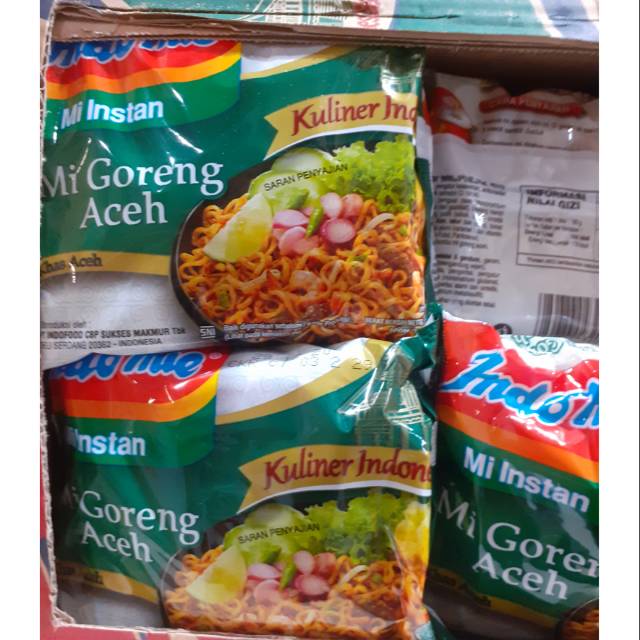 

Indomie goreng aceh10x85g