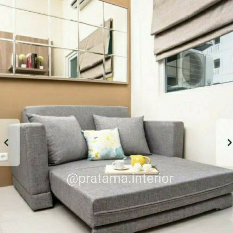Best Seller Sofabed Minimalis / Sofa Bed Reklening / sofabed ruang tv / Sofabed Pratama Interior