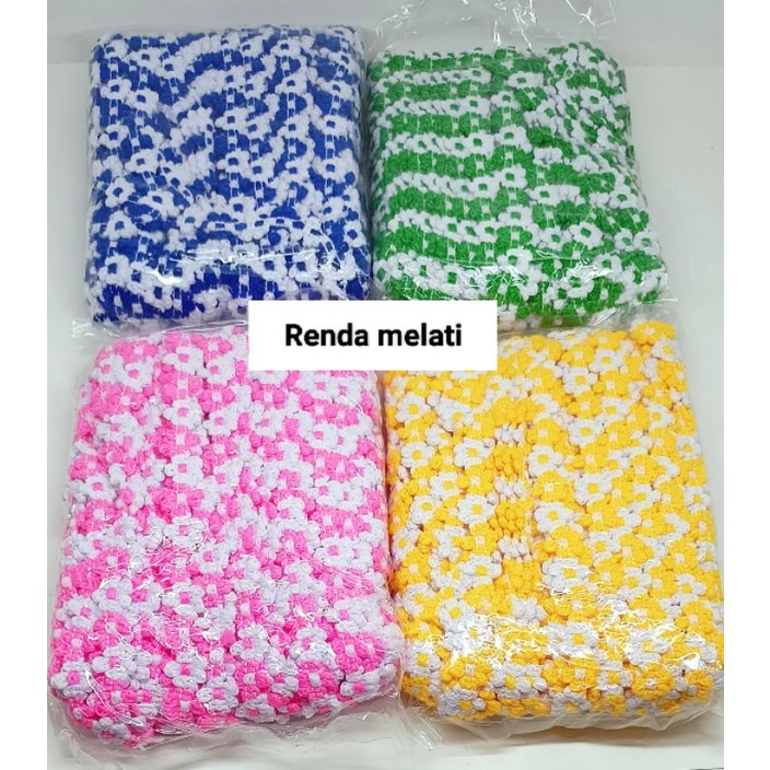 Renda melati 1cm per Roll