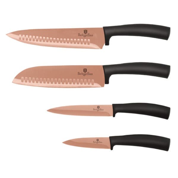 BELINGER HAUS SET 4 PCS KNIFE SET, ROSE GOLD promo