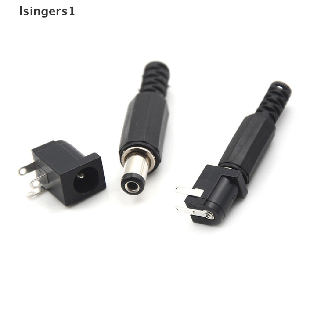 (lsingers1) 5 Set Jack Power DC-005 Male + Female 5.5x2.1mm