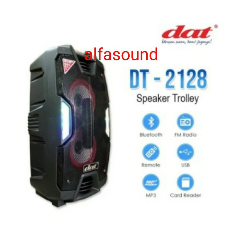 SPEAKER PORTABLE DAT DT 2128 MEETING 1 DAT 2128 8 INCH DOUBLE DT2128