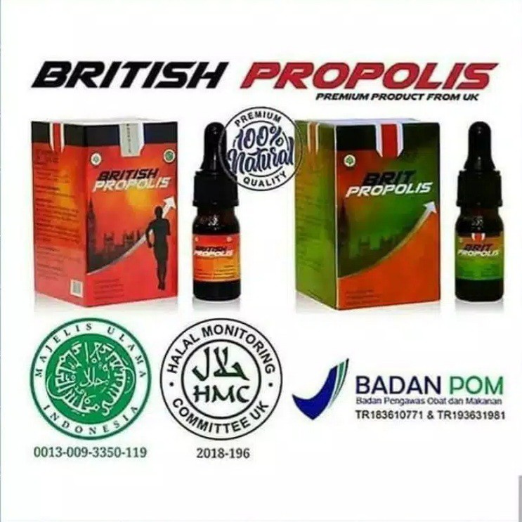 British Propolis Premium Untuk Pemulihan, Stamina dan Imunitas