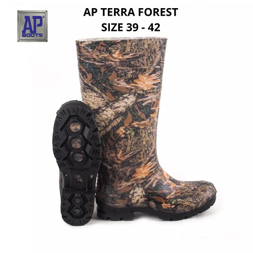 SEPATU BOOTS TACTICAL BERBURU AP TERRA FOREST - SEPATU BOOTS KARET TERBARU - AP BOOTS TERRA FOREST - FANZ STORE