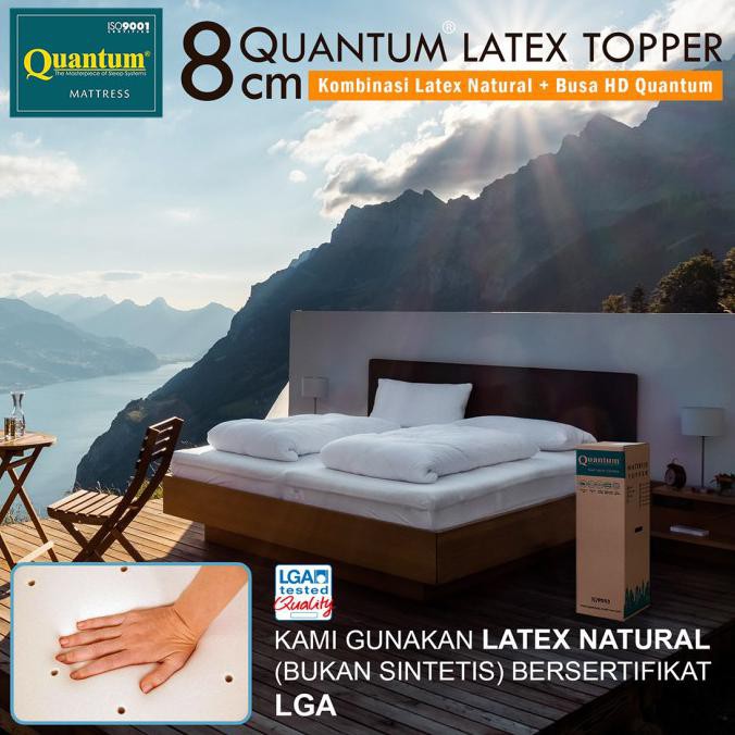 ✨ BISA COD✨ Quantum Latex Topper 160 x 200 Mattress / Kasur Springbed / Spring Bed