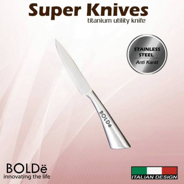 Pisau Kecil BOLDe Super Knives Titanium Utility Knife - Pisau Dapur