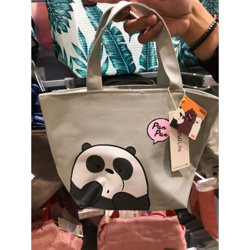 [ JASTIP ] Tas Tote/ Shopperbag WeBareBears MINISO