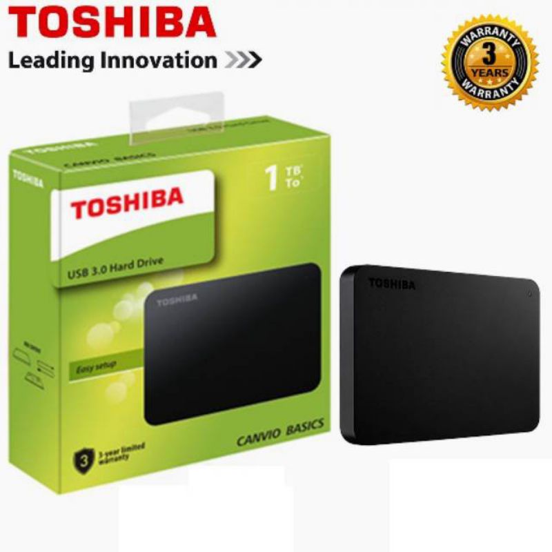 Harddisk/HDD Extension Toshiba 1Tb 2,5 USB 3.0