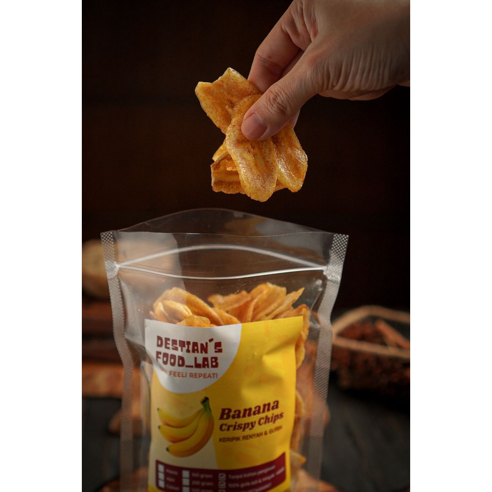 

KERIPIK PISANG (MANIS/ASIN) | BANANA CRISPY CHIPS ddafoodlab 100gr