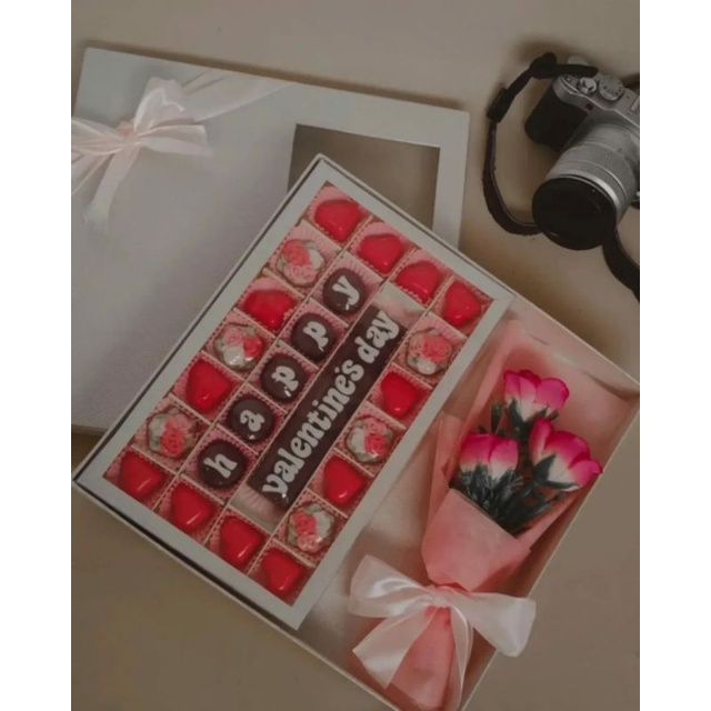 

coklat dan bunga premium