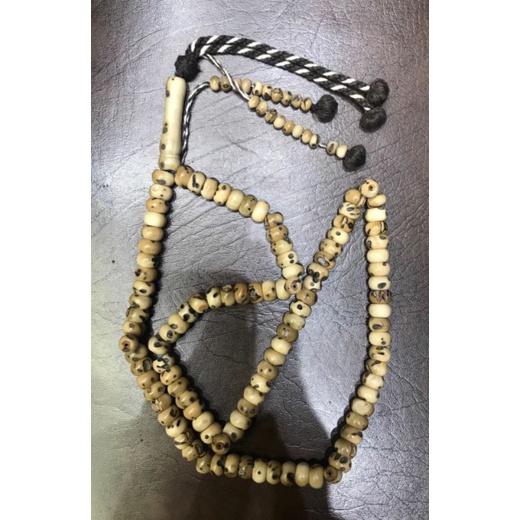 Tasbih Oud Sholib Tijani Pipih uk 10mm Asli Mesir