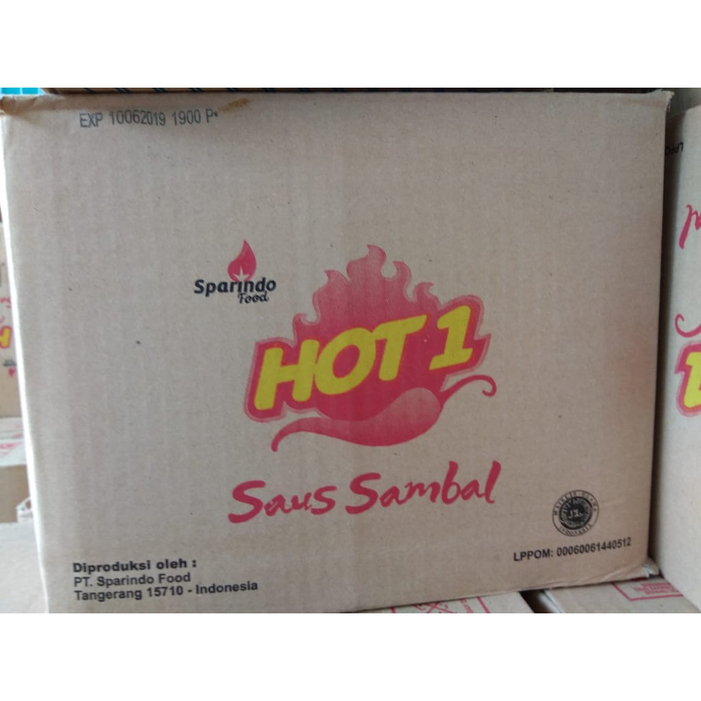 

Saus Sambal Saos Hot 1 / Hot One Per Dus