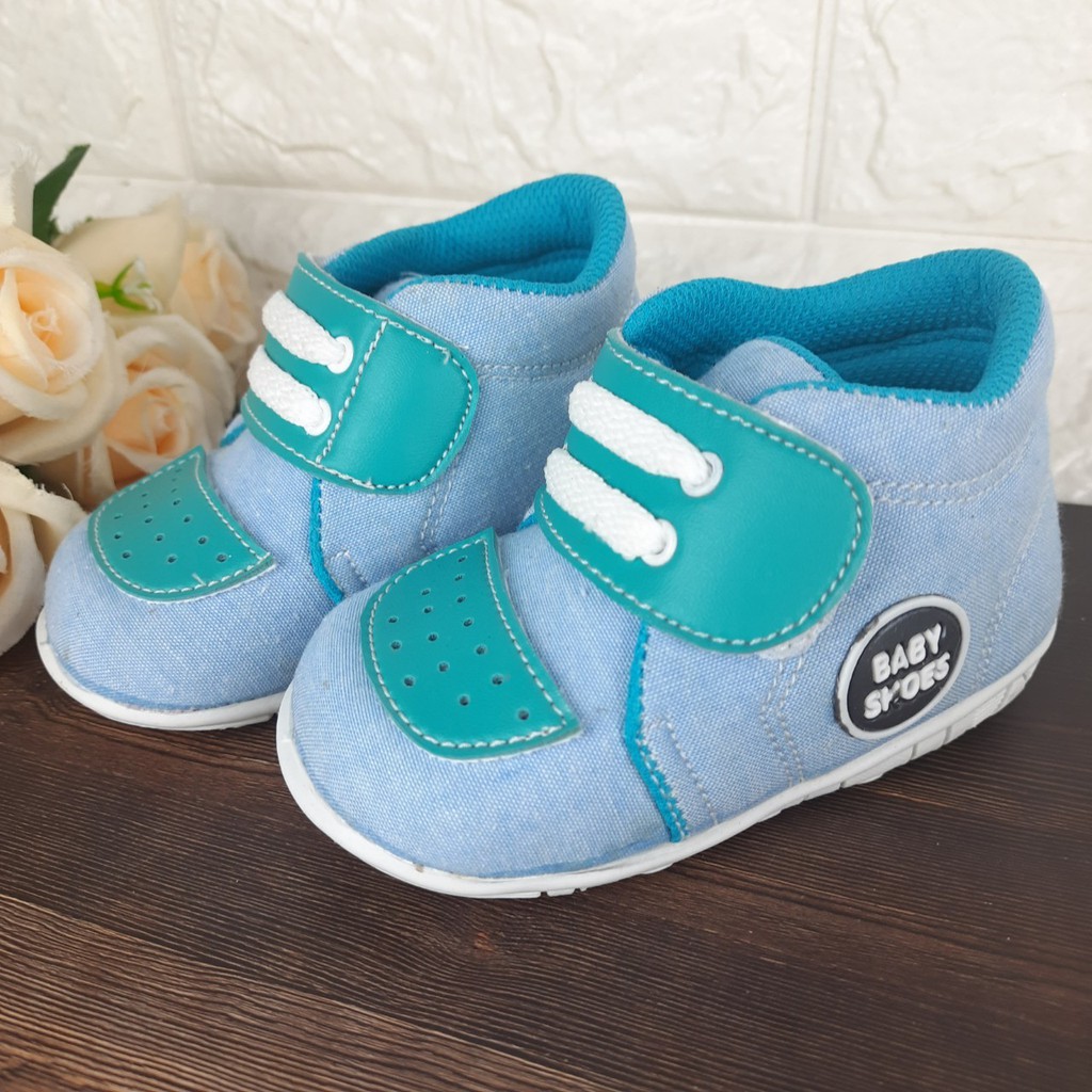 [TAMAN SEPATUKU] SEPATU TRENDY MURAH SNEAKER ANAK LAKI-LAKI BABY SHOES 12 3 TAHUN SOL BUNYI CIT CIT GAX10