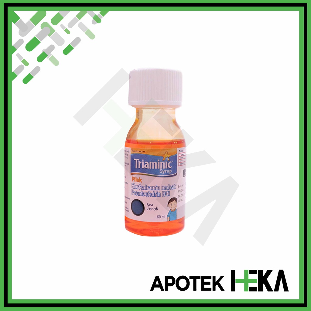 Triaminic Syrup Pilek / Ekspektoran / Batuk Botol 60 ml - Sirup Anak (SEMARANG)