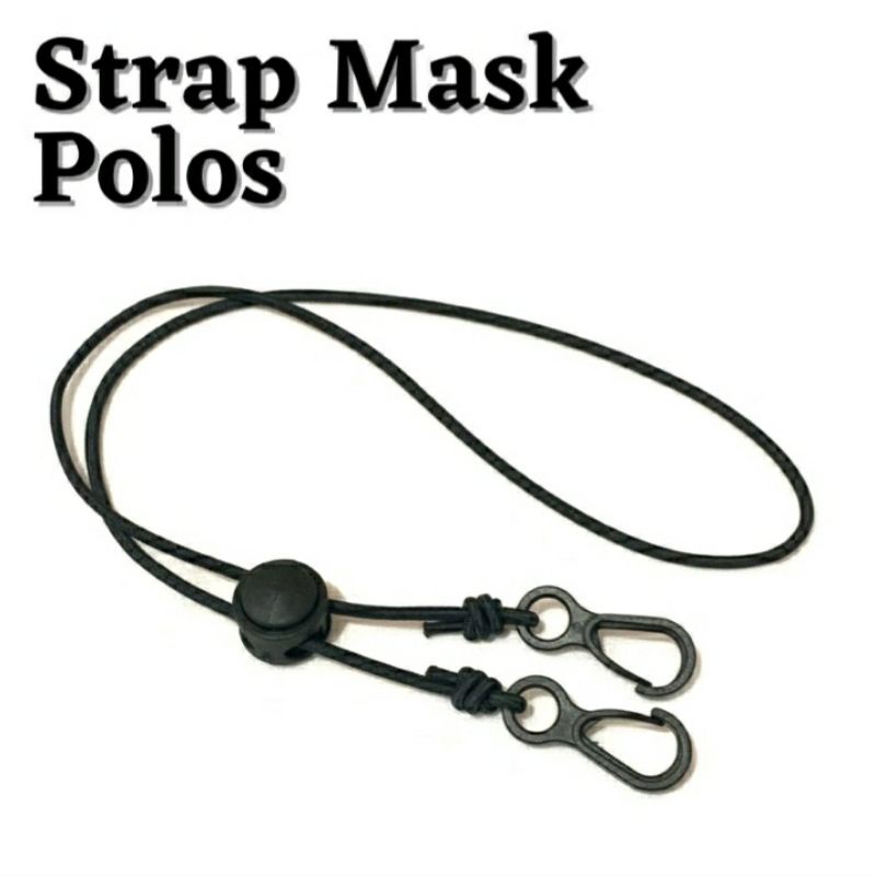 Strap Tali Masker Hijab Mask 2 in 1 Kalung Konektor Hijab Adjustable stopper