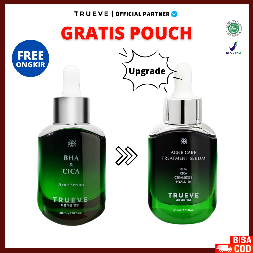 [ READY ] TRUEVE BHA &amp; CICA Acne Serum 30 ML Serum Wajah Trueve