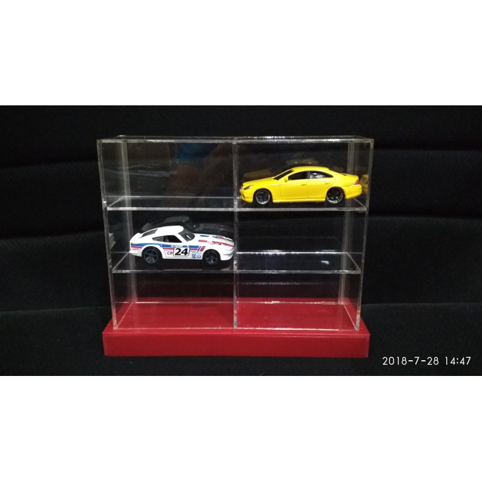 Rak Display Diecast - Diecast Organizer - Rak Diecast Hotwheels Kotak Rak Display Akrilik Hotwheels