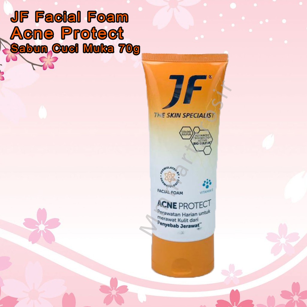 JF Facial Foam / Acne Protect / Sabun Pencuci Muka / 70g