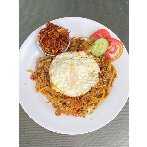 

mie goreng ayam DK ekstra telur ceplok