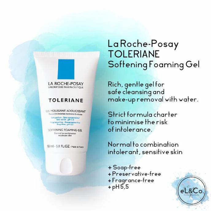 la roche posay toleriane softening foaming gel