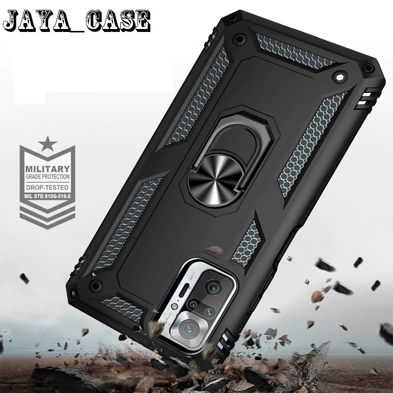 Metal Magnetic Ring Case Xiaomi Redmi Note 10 10s Note 10 Pro Case Cover