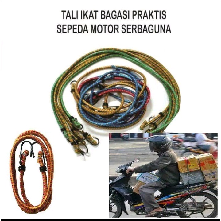 Tali Pengikat Barang Bagasi Motor 2 Meter Siap Kirim