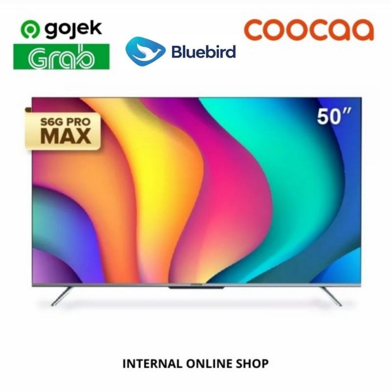 COOCAA 50S6G PRO MAX Smart TV 50 Inch 4K Digital TV Garansi Resmi