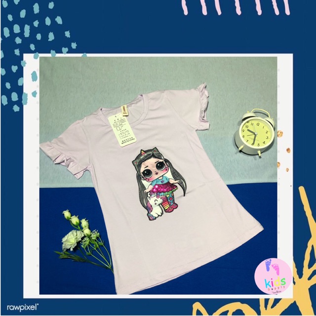 [4-5 Tahun] BAJU ANAK IMPORT KAOS CEWEK/PEREMPUAN