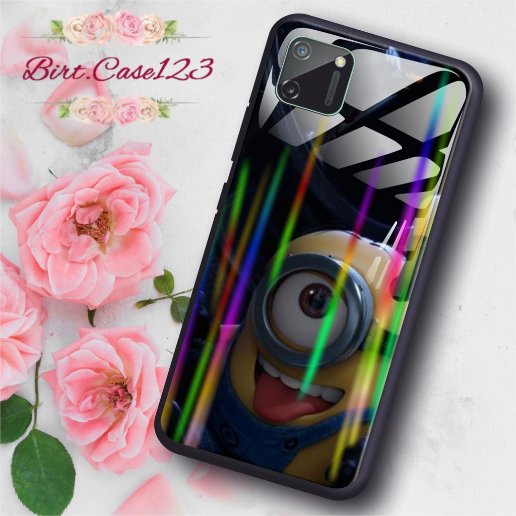 BC Case MINIONS back case glass aurora iphone 5g 6g 6g+ 7g 7g+ 8g 8g+ x xr xs max 11 5,8 6,1 6,5 etc